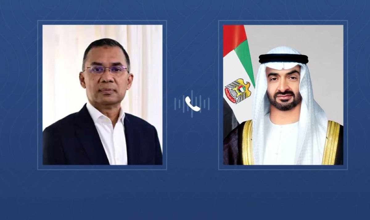 رئيس الدولة ورئيس وزراء بنغلاديش يبحثان خلال اتصال هاتفي تداعيات التصعيد العسكري على أمن المنطقة واستقرارها