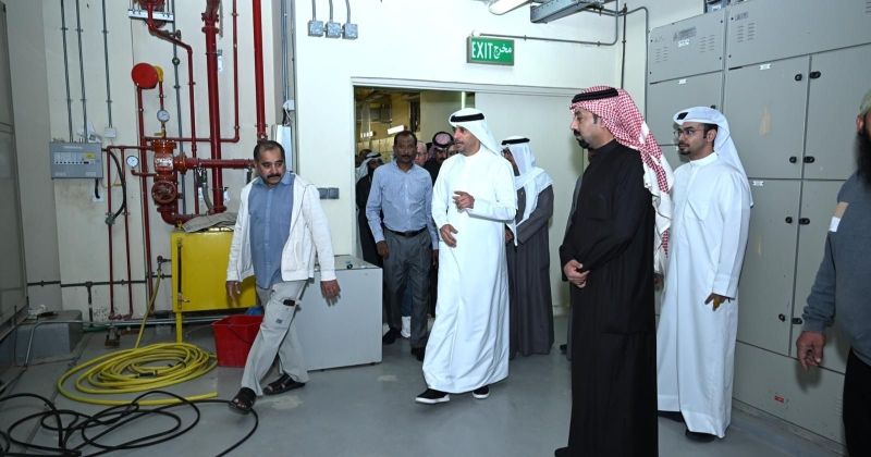 الجلاهمة تفقد مقر الإيواء بالنادي الكويتي الرياضي للصم: ضمان توفير بيئة آمنة ومتكاملة