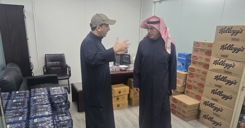 المخيزيم يطمئن على جاهزية مراكز الإيواء في المبنى الرئيسي لـ«الكهرباء»