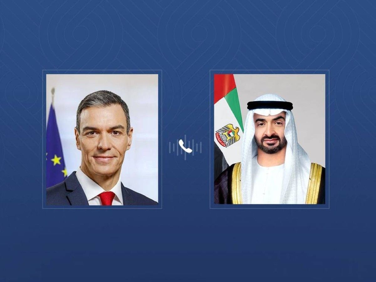 خلال اتصال هاتفي مع رئيس الدولة..رئيس وزراء إسبانيا يدعو إلى الحوار والحلول الدبلوماسية في تسوية قضايا المنطقة