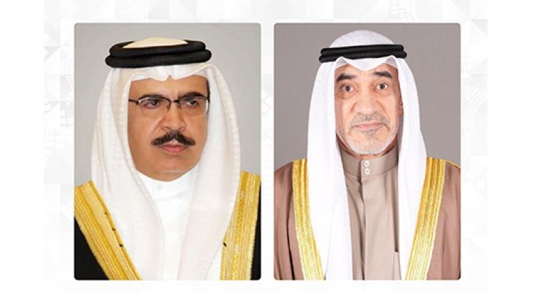 وزير الداخلية البحريني يعزّي اليوسف بشهيدي الواجب