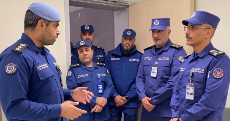 نائب رئيس «الإطفاء» للحماية المدنية بالتكليف يتفقد عدداً من مراكز الإطفاء ونقاط التأمين