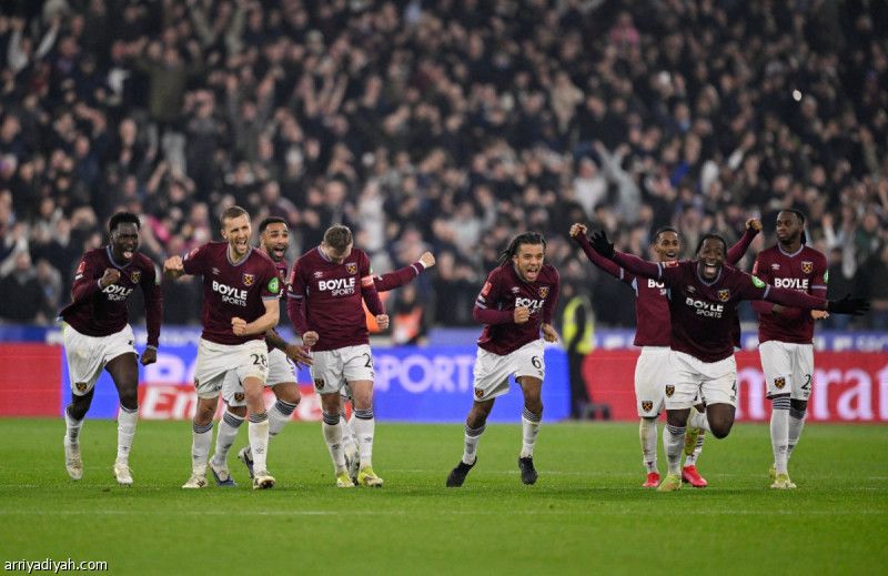 وست هام يطير إلى ربع النهائي