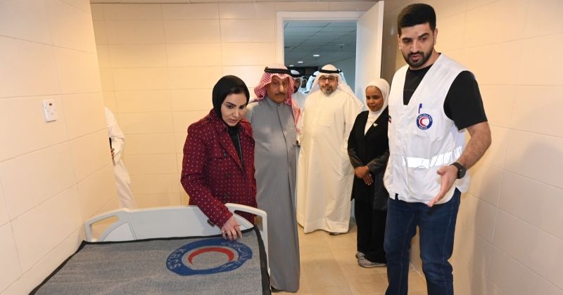 الحويلة تفقدت «الهلال الأحمر»: تعزيز التنسيق ورفع الجاهزية