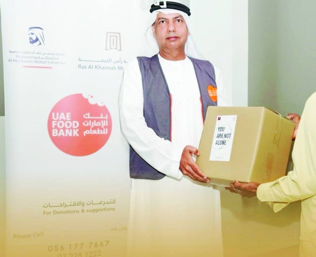 40 طناً مواد غذائية وزعها بنك الطعام برأس الخيمة