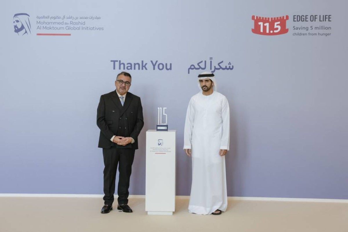 حمدان بن محمد: العمل الإنساني الإماراتي لا يتأثر بالظروف ولا يتغير مع الزمن