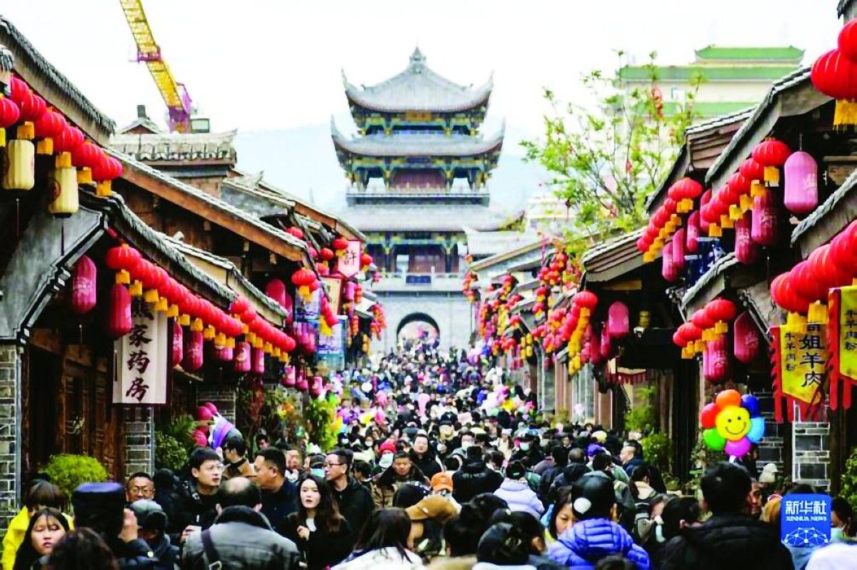 الصين تسجل رقماً قياسياً في حركة السفر المحلية خلال عيد الربيع 2026