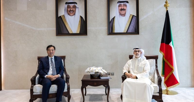 الجابر بحث ومبعوث الصين للشرق الأوسط انعكاسات العدوان الإيراني الخطيرة إقليمياً ودولياً