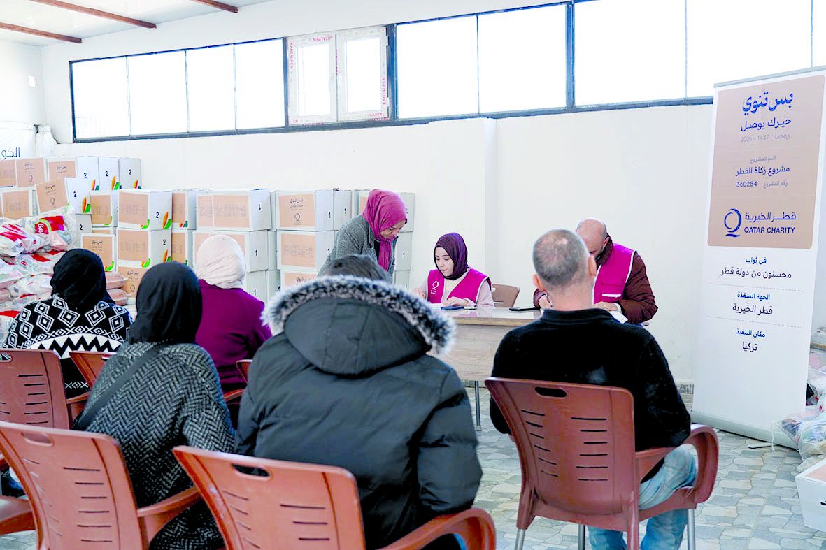 في الشمال السوري وتركيا.. «قطر الخيرية» توزع سلال زكاة الفطر ووجبات الإفطار
