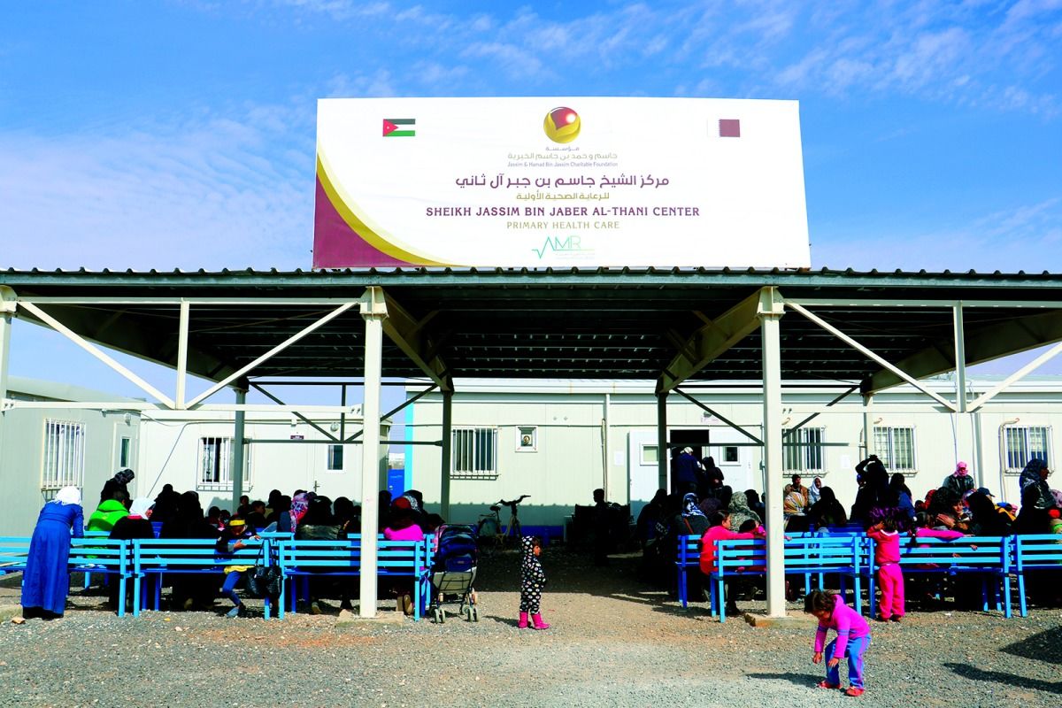 خلال فبراير الماضي.. مركز الشيخ جاسم بن جبر آل ثاني: آلاف المستفيدين من الرعاية الصحية بمخيم الأزرق في الأردن