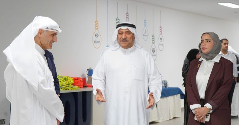 أمين عام مجلس الجامعات الخاصة يطلع على خطط الطوارئ في الجامعة العربية المفتوحة