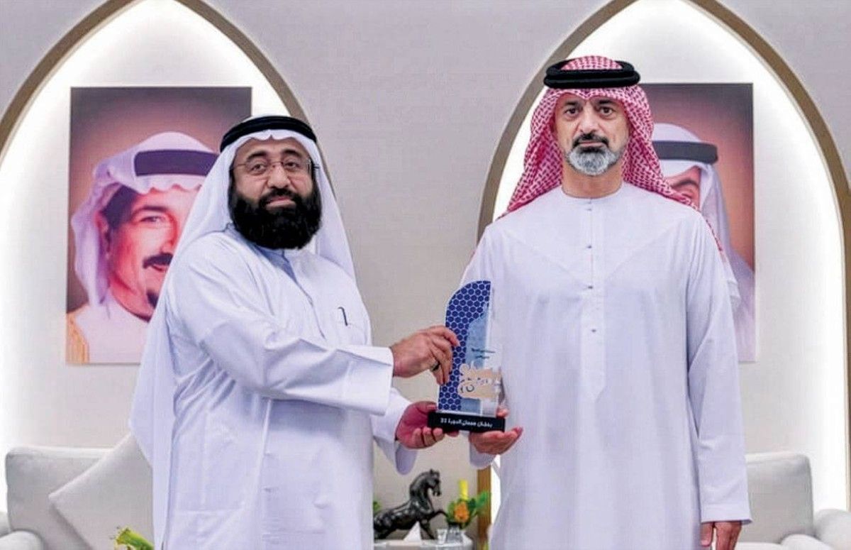 عمار النعيمي يكرم جمعية دبي الخيرية