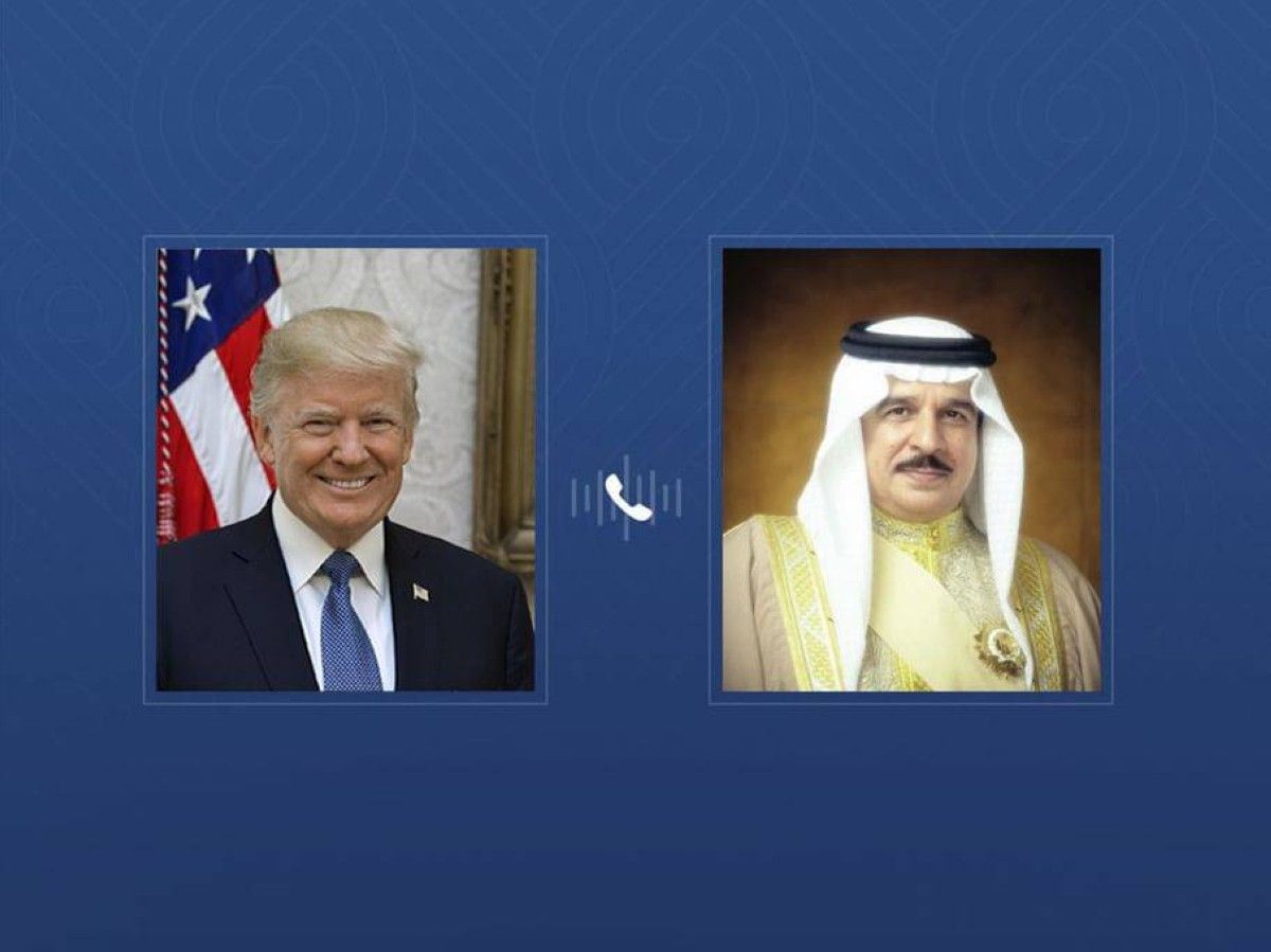 ترامب يؤكد لملك البحرين هاتفياً دعم واشنطن الكامل لدول الخليج وإدانته للهجمات الإيرانية