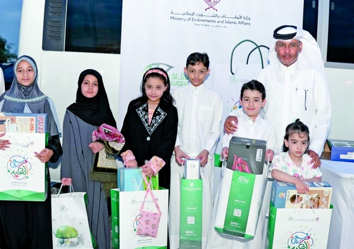 شملت 20 مسجداً بالدولة.. «الأوقاف» توزع 5 آلاف هدية للأطفال في «فرحة العيد»