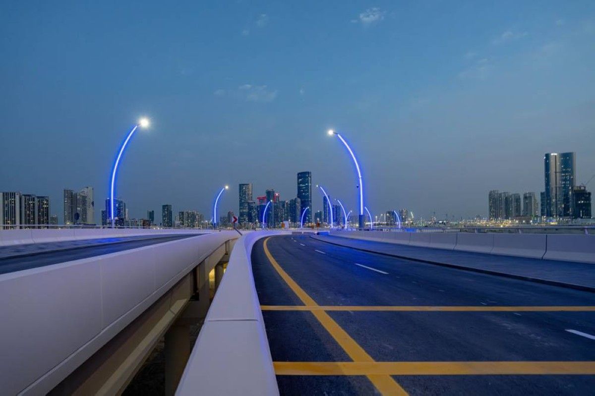 افتتاح جسرين لربط جزيرة الريم بطريق الشيخ خليفة بن زايد