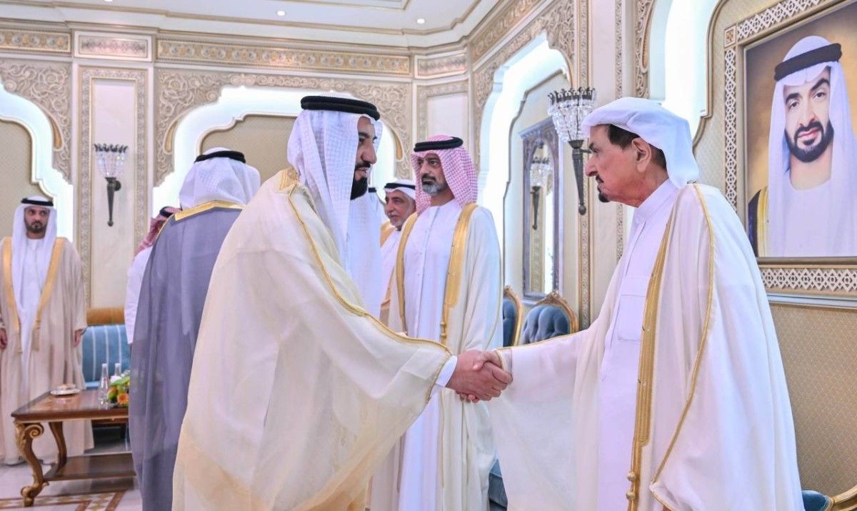 حكام الشارقة وعجمان ورأس الخيمة يستقبلون المهنئين بعيد الفطر السعيد