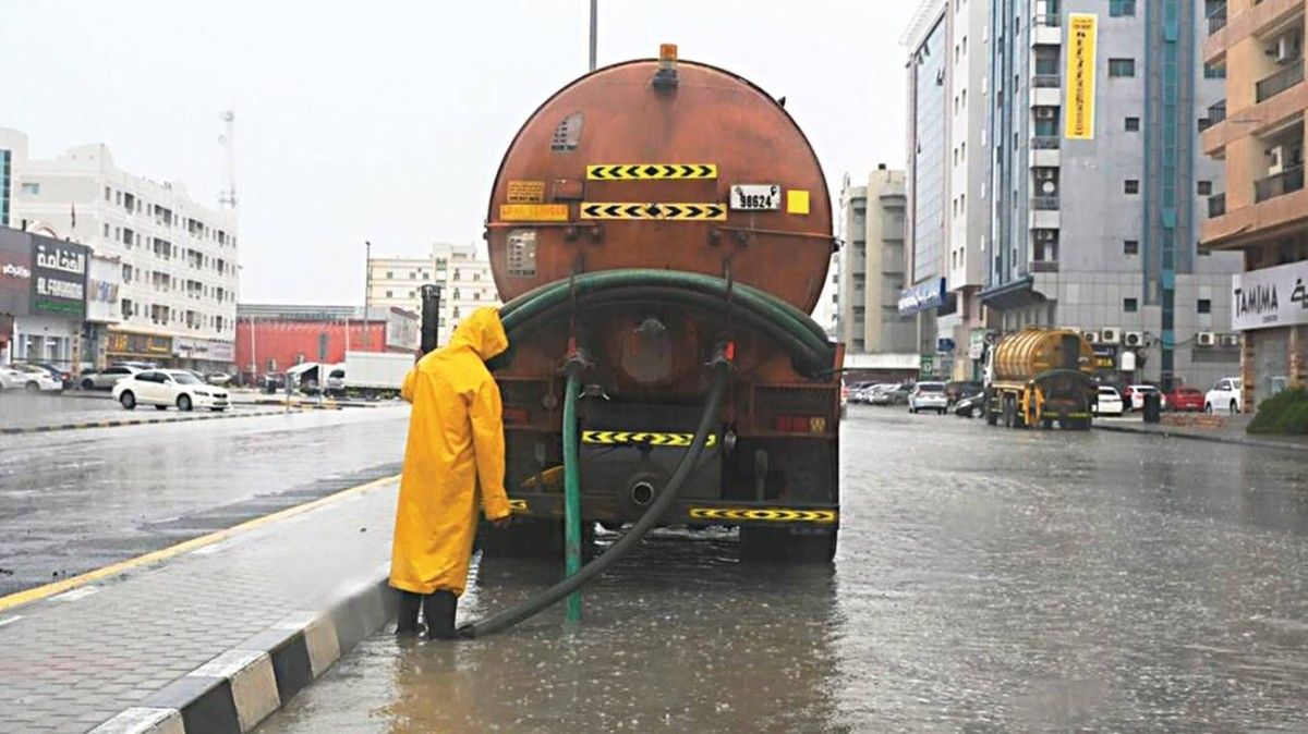 جاهزية كاملة لمواجهة المنخفض الجوي في رأس الخيمة