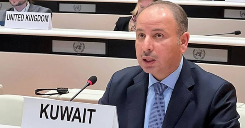 السفير الهين يعرب عن تقدير دول الخليج لأكثر من 100 دولة شاركت في رعاية مشروع قرار بإدانة العدوان الإيراني