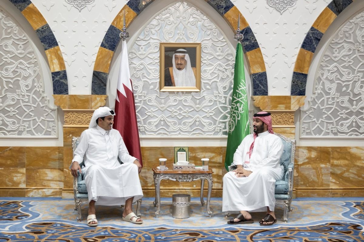 سمو الأمير يؤكد أنه بحث مع ولي العهد السعودي تطورات الأوضاع في المنطقة