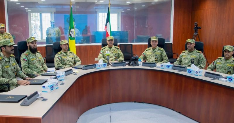 وكيل الحرس يتفقد مركز سالم العلي للدفاع الكيماوي والرصد