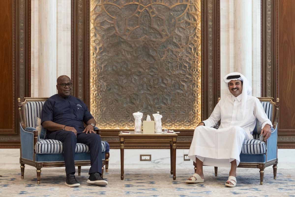 سمو الأمير ورئيس الكونغو الديمقراطية يستعرضان الأوضاع الإقليمية والدولية