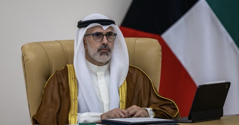 وزير الخارجية مترئساً وفد الكويت في الاجتماع عبر الاتصال المرئي