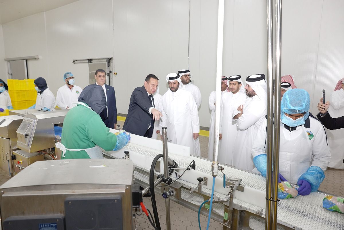 وزير البلدية يقوم بجولة تفقدية على مشاريع إنتاج الدواجن والألبان في «مزرعتي»