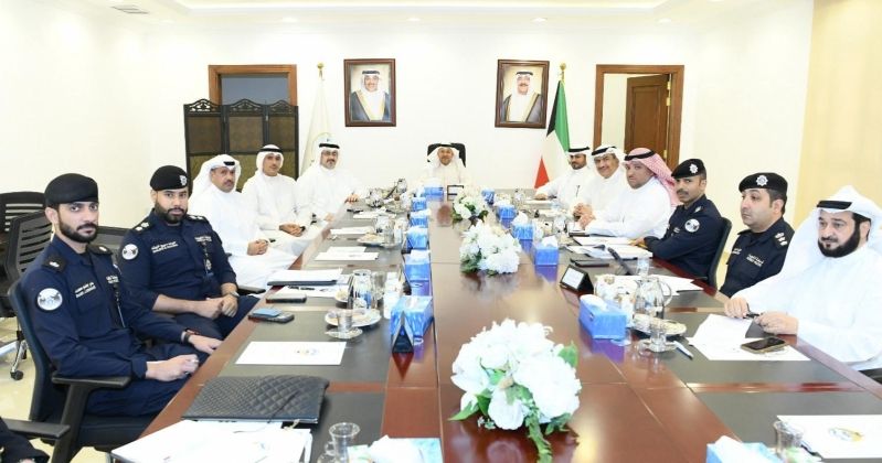 محافظ الفروانية مترئساً الاجتماع التنسيقي