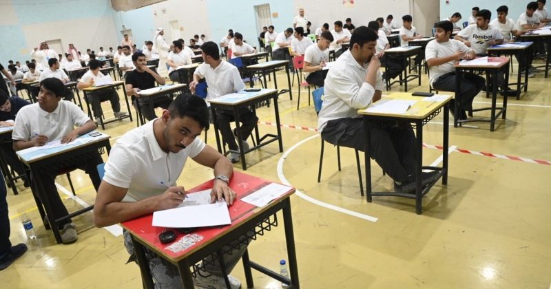 صورة أرشيفية لاختبارات الثانوية العامة