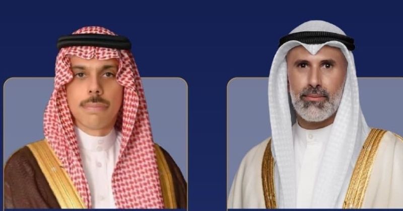 جراح الجابر يبحث وفيصل بن فرحان هاتفياً آخر التطورات والتصعيد العسكري في المنطقة