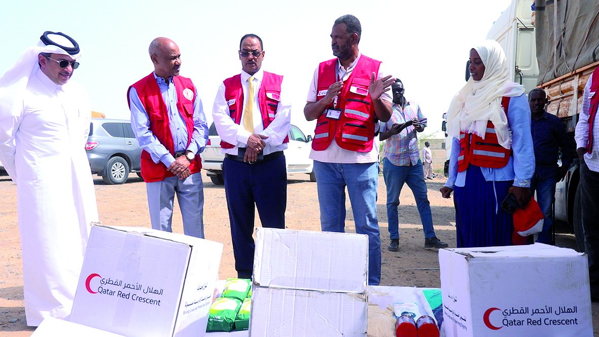 الهلال القطري: تدشين دفعة جديدة من المساعدات القطرية للسودان