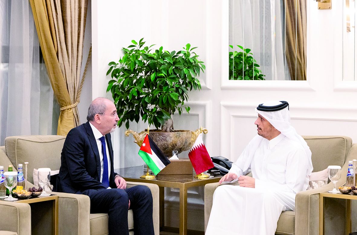 قطر والأردن تستعرضان تداعيات التصعيد العسكري بالمنطقة