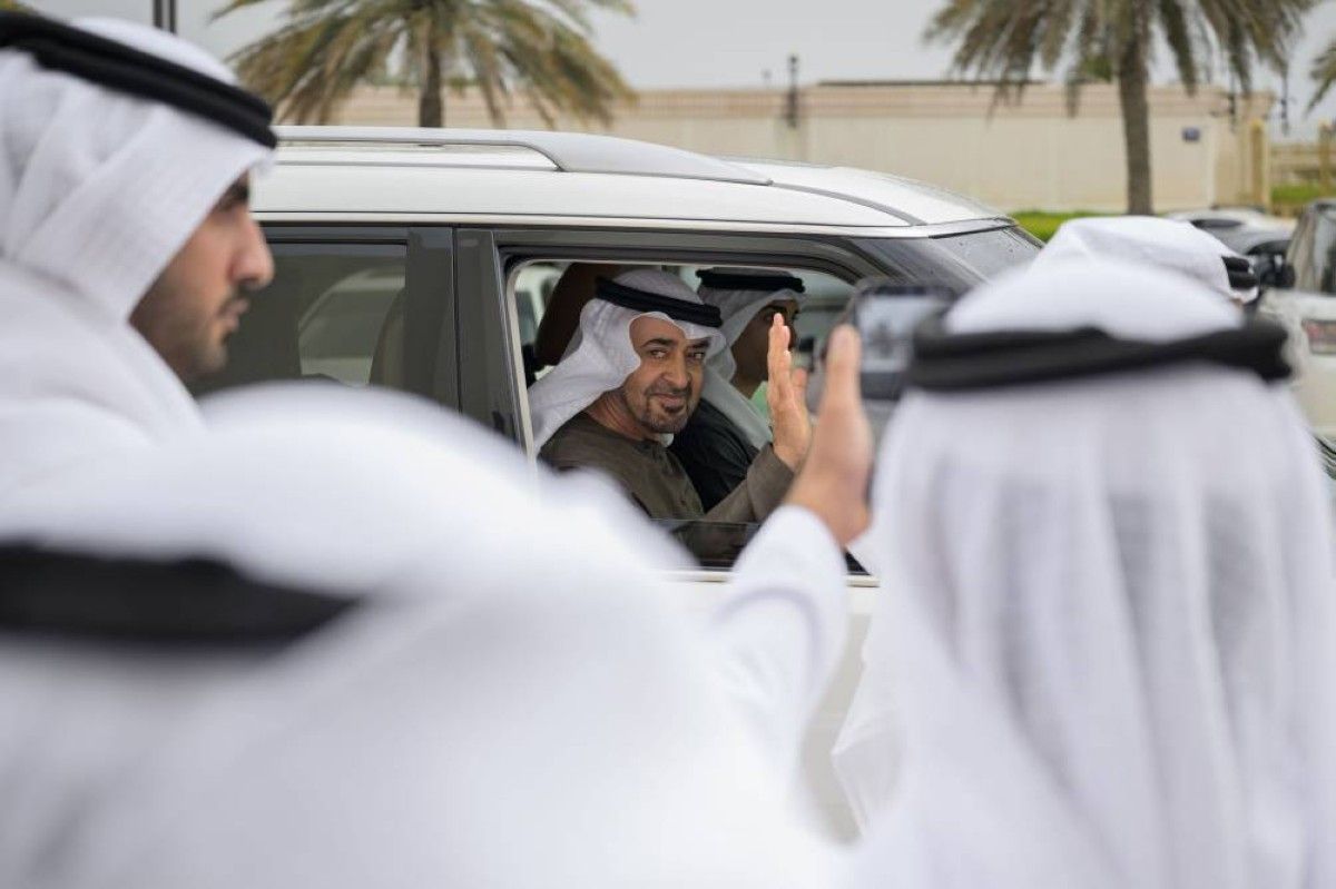 رئيس الدولة يحضر حفل زفاف راشد القبيسي