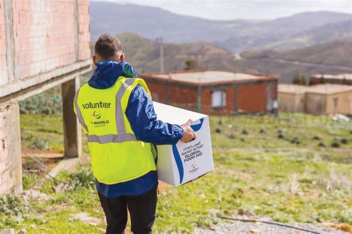 «دي بي ورلد الخيرية» تقدم 17800 طرد مساعدات غذائية في 8 دول