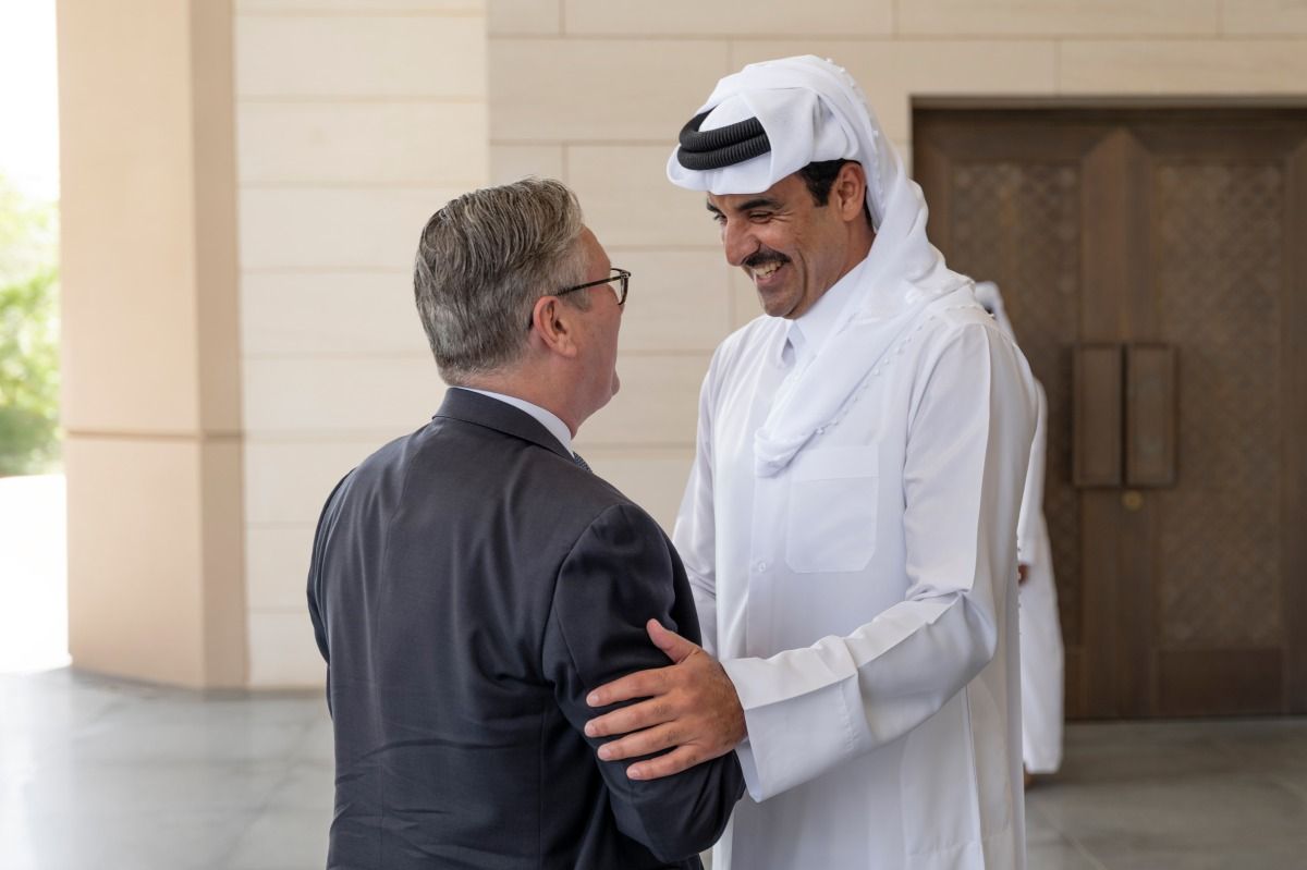 سمو الأمير ورئيس الوزراء البريطاني يبحثان تطورات الأوضاع الإقليمية والدولية