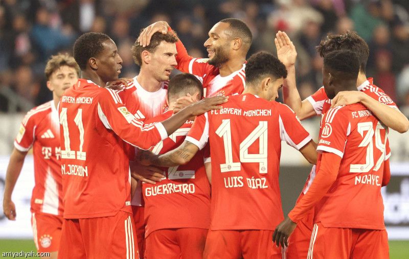 بايرن يضرب بالخماسية وقياسي جديد