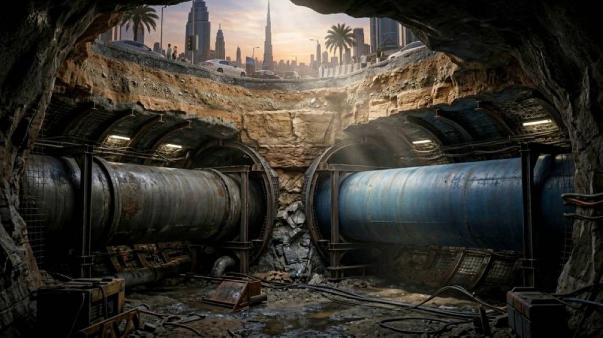 إنجاز المرحلة 1 من تطوير شبكة الصرف ومياه الأمطار بالقوز الإبداعية