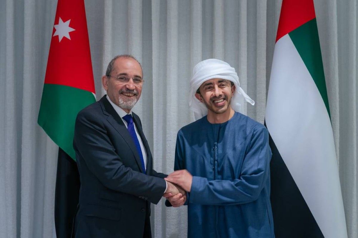 عبدالله بن زايد يستقبل أيمن الصفدي ويبحثان العلاقات الأخوية والتطورات في المنطقة