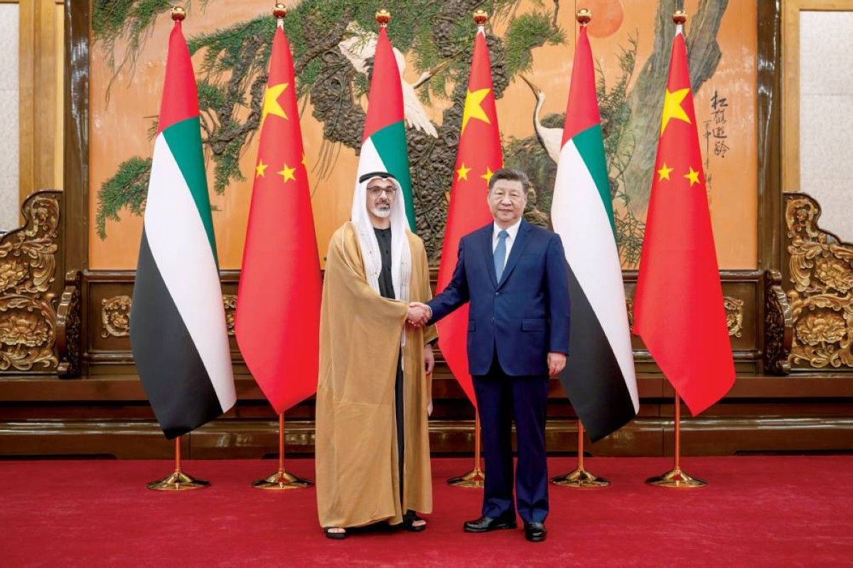 الرئيس الصيني وولي عهد أبوظبي يبحثان تعزيز الشراكة الاستراتيجية الشاملة بين البلدين
