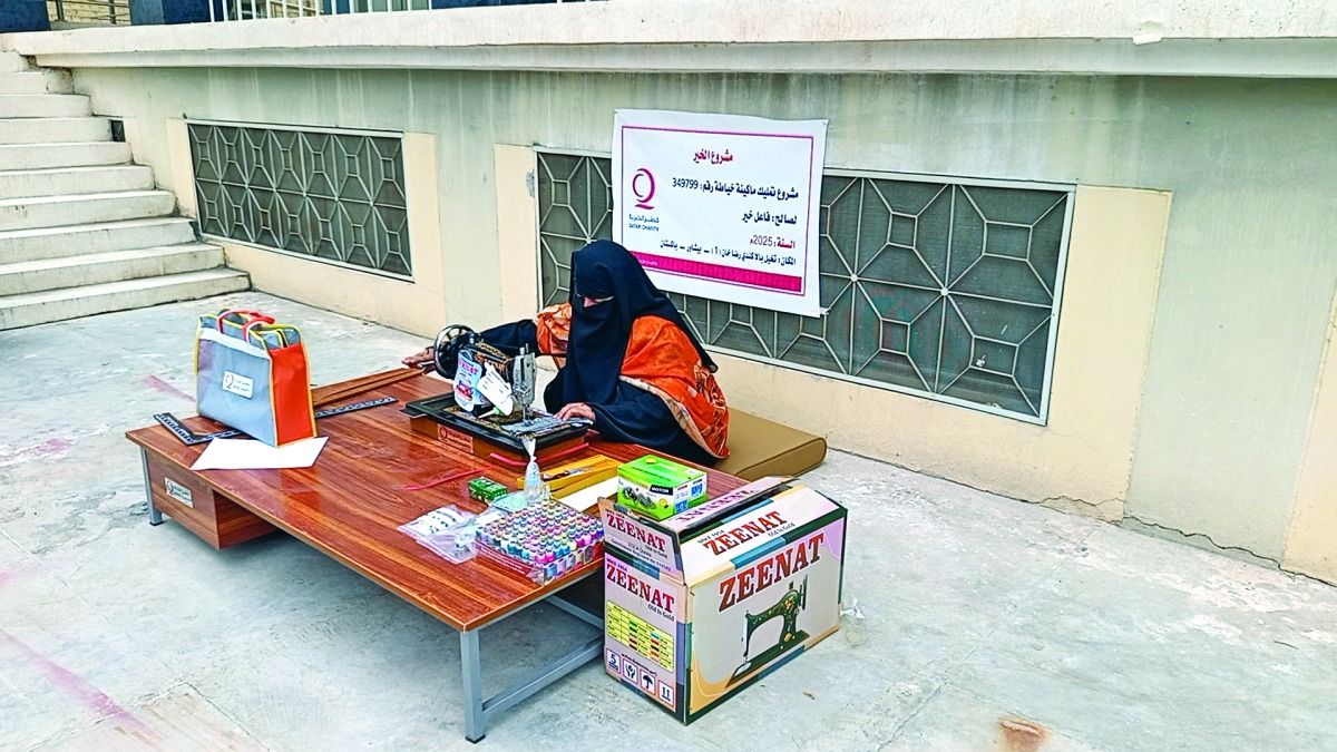 قطر الخيرية: مشاريع مُدرّة للدخل لخريجي التعليم الفني بباكستان