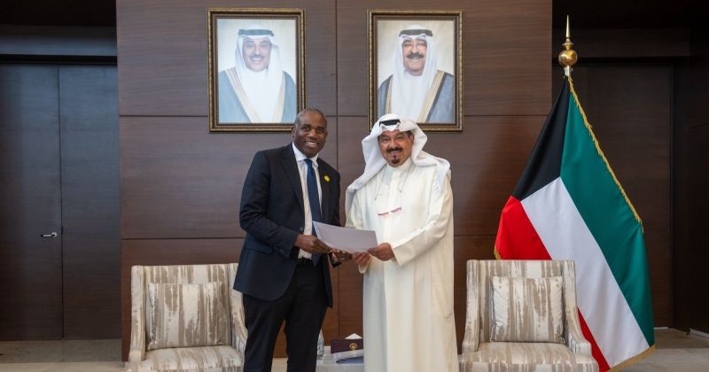 العبدالله يبحث ولامي سبل تعزيز العلاقات بين الكويت والمملكة المتحدة