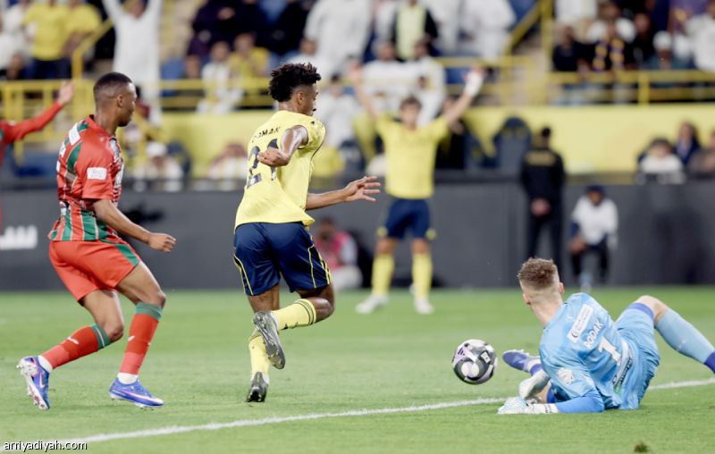 هدف سادس يكتب فوز النصر