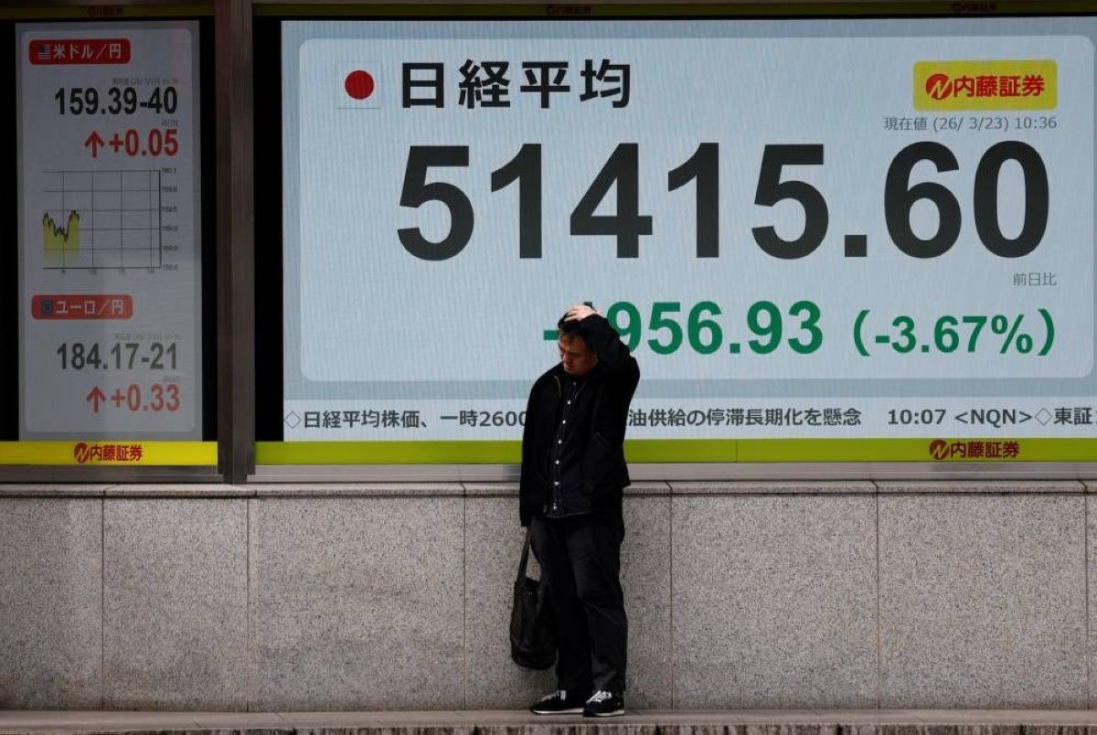 نيكاي يتراجع بسبب أسهم التكنولوجيا