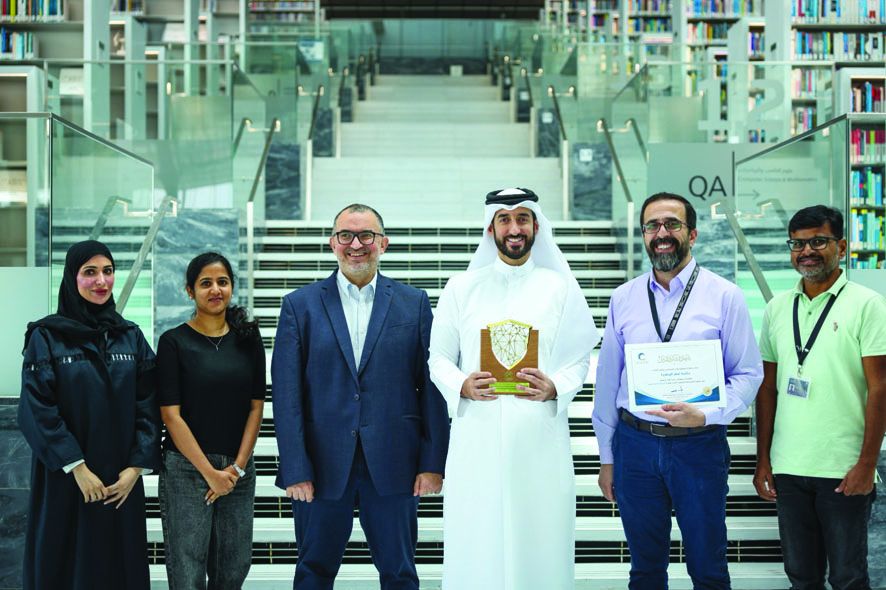 حصلت على المركز الأول عن قطاع التعليم .. «جائزة ذهبية» لمكتبة قطر الوطنية