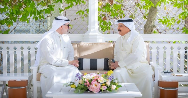 ملك البحرين مستقبلاً وزير الخارجية