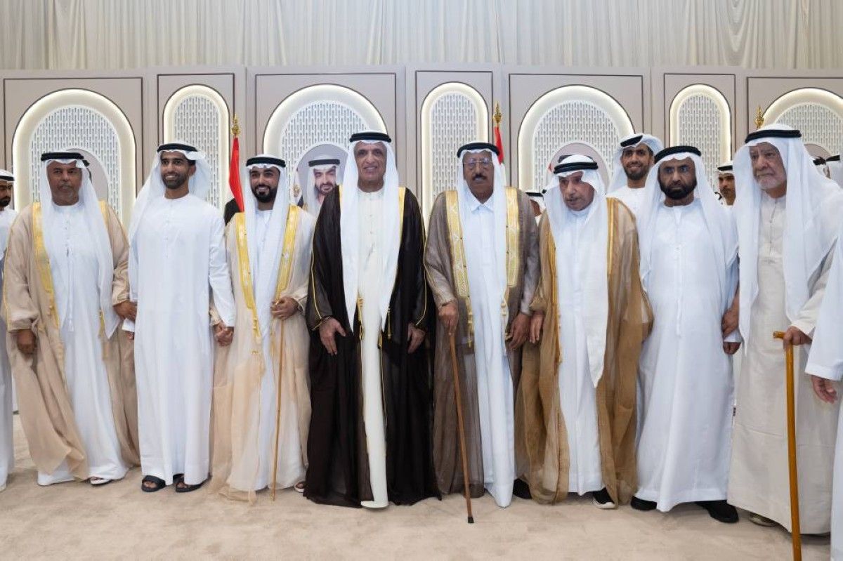 سعود بن صقر يحضر أفراح الزعابي