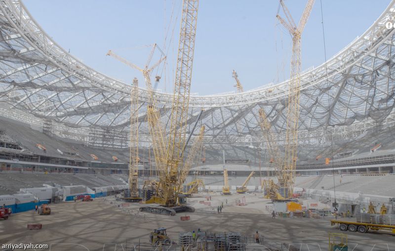 ملعب أرامكو.. تحفة معمارية تحتضن 47 ألف زائر