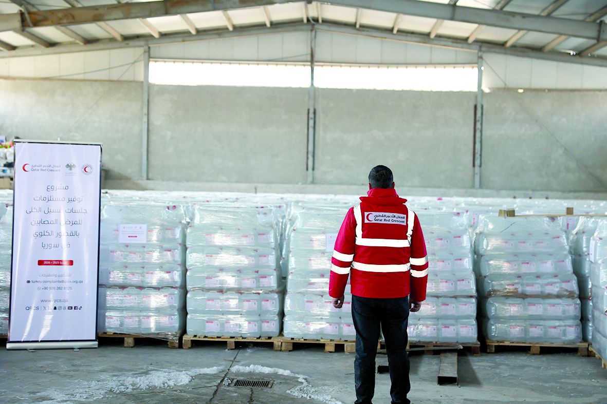 الهلال القطري يدعم 87 مركز غسيل كلى في سوريا