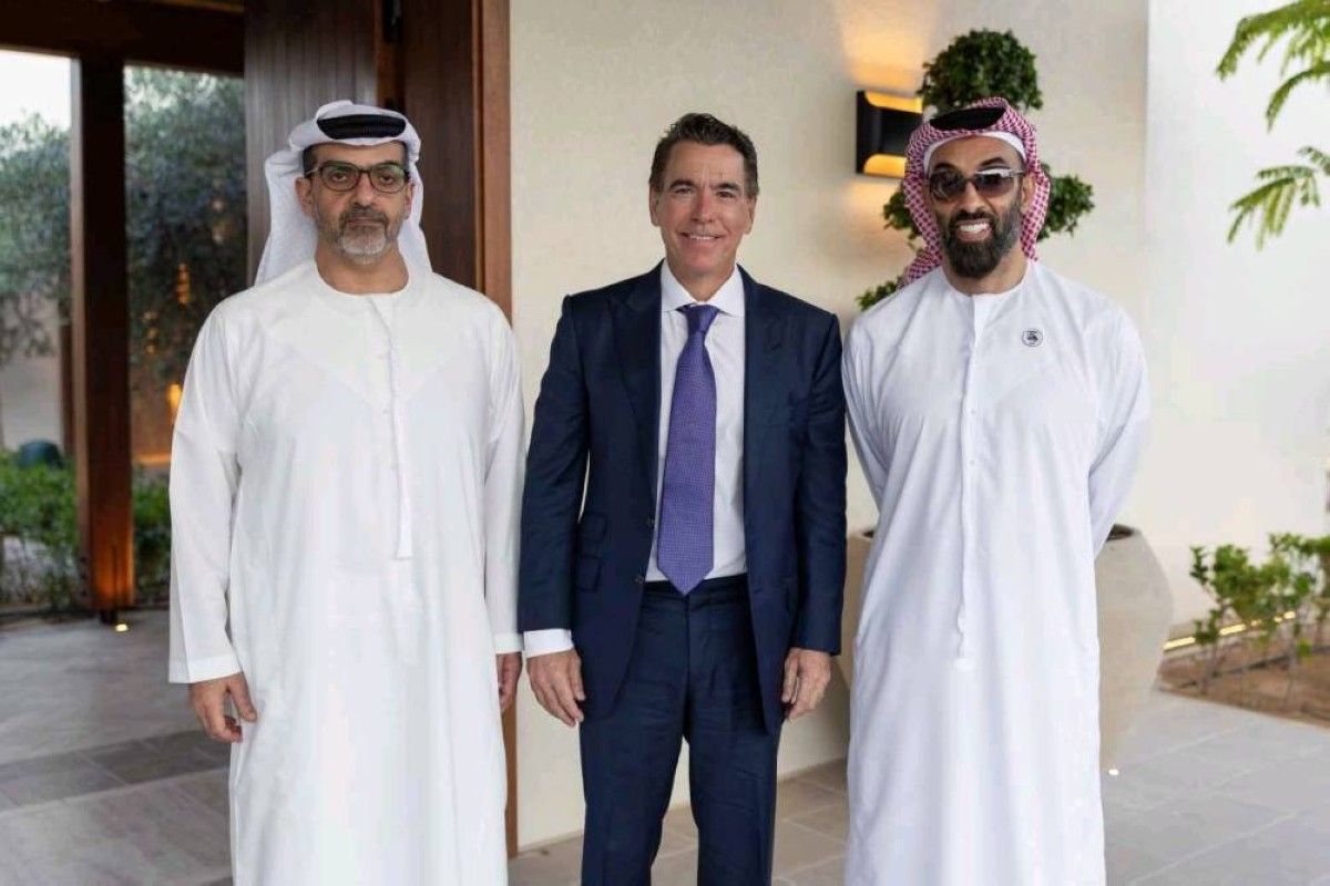 طحنون بن زايد يبحث فرص الاستثمار في الذكاء الاصطناعي مع «ثوما برافو» الأمريكية