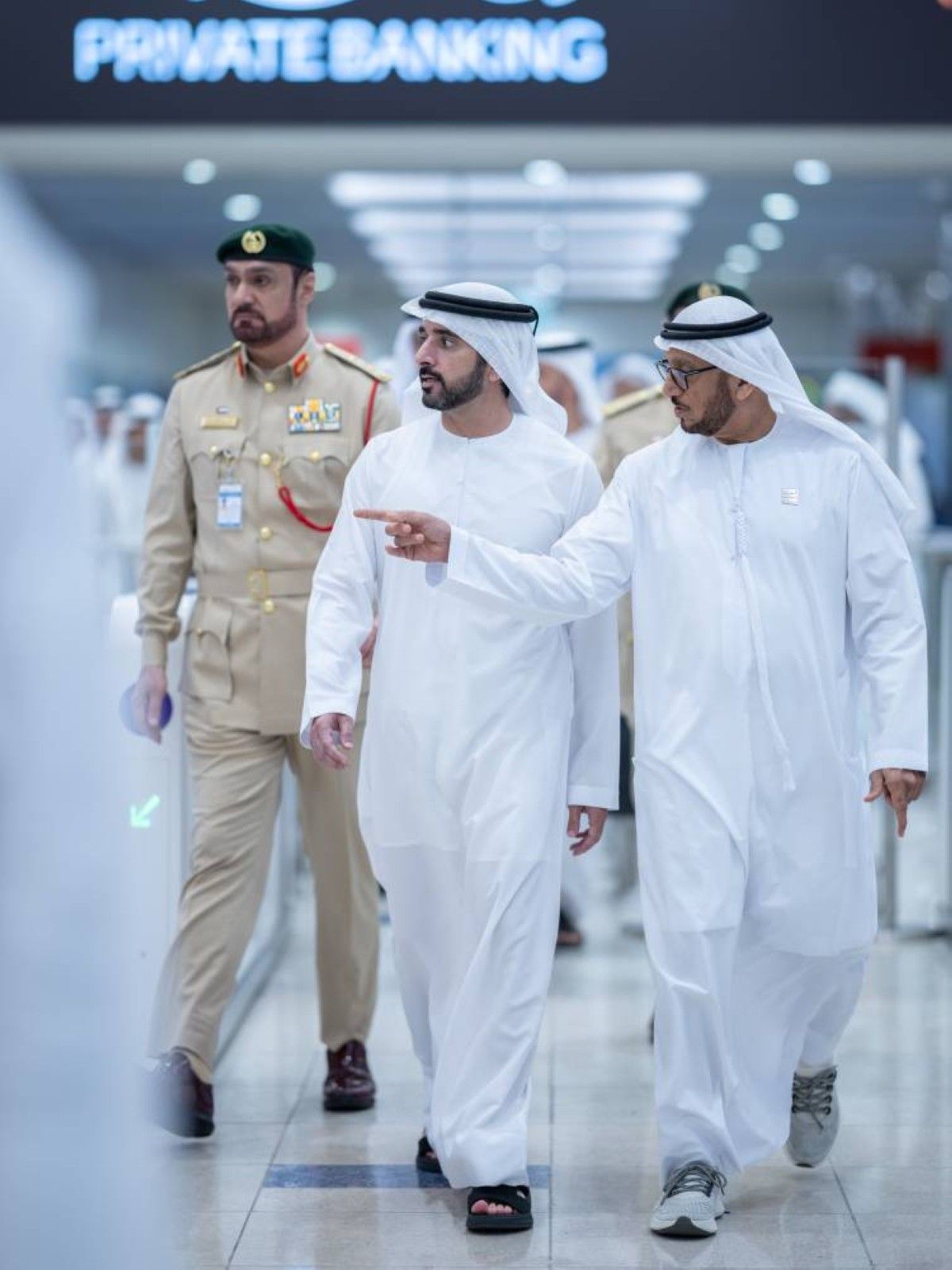 حمدان بن محمد: فخور بفريق عمل مطارات دبي وطيران الإمارات وفلاي دبي